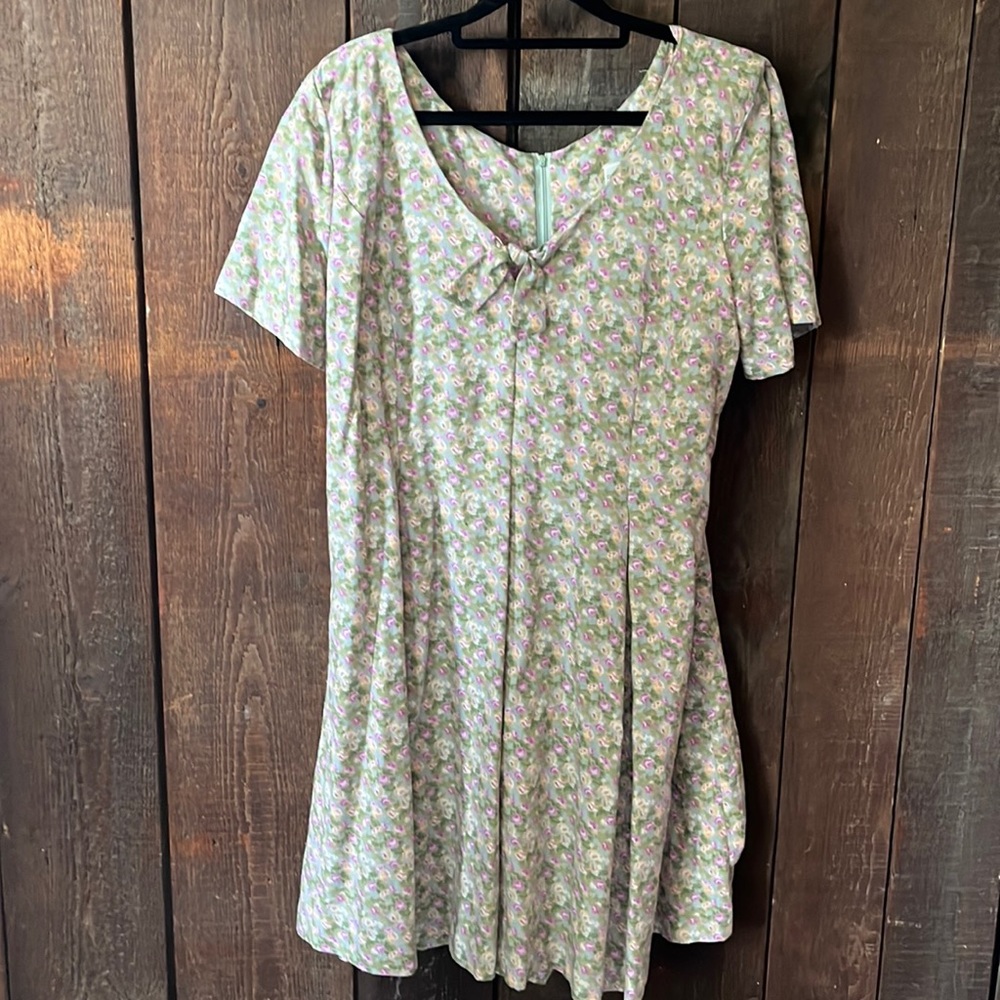 80s Floral Romper